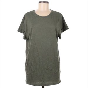 Divided H&M Long Green Cuffed Sleeve Shirt